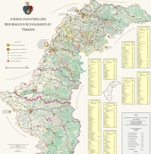 Megrendelhető egyházkerületi térképek