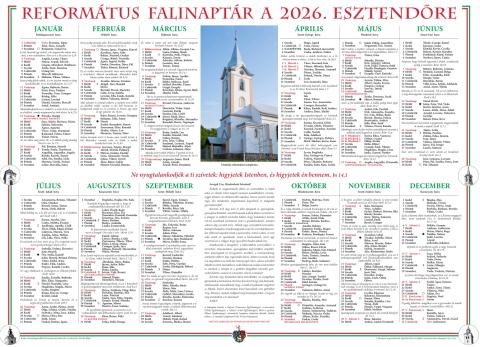 Hamarosan kapható a 2026-os falinaptár
